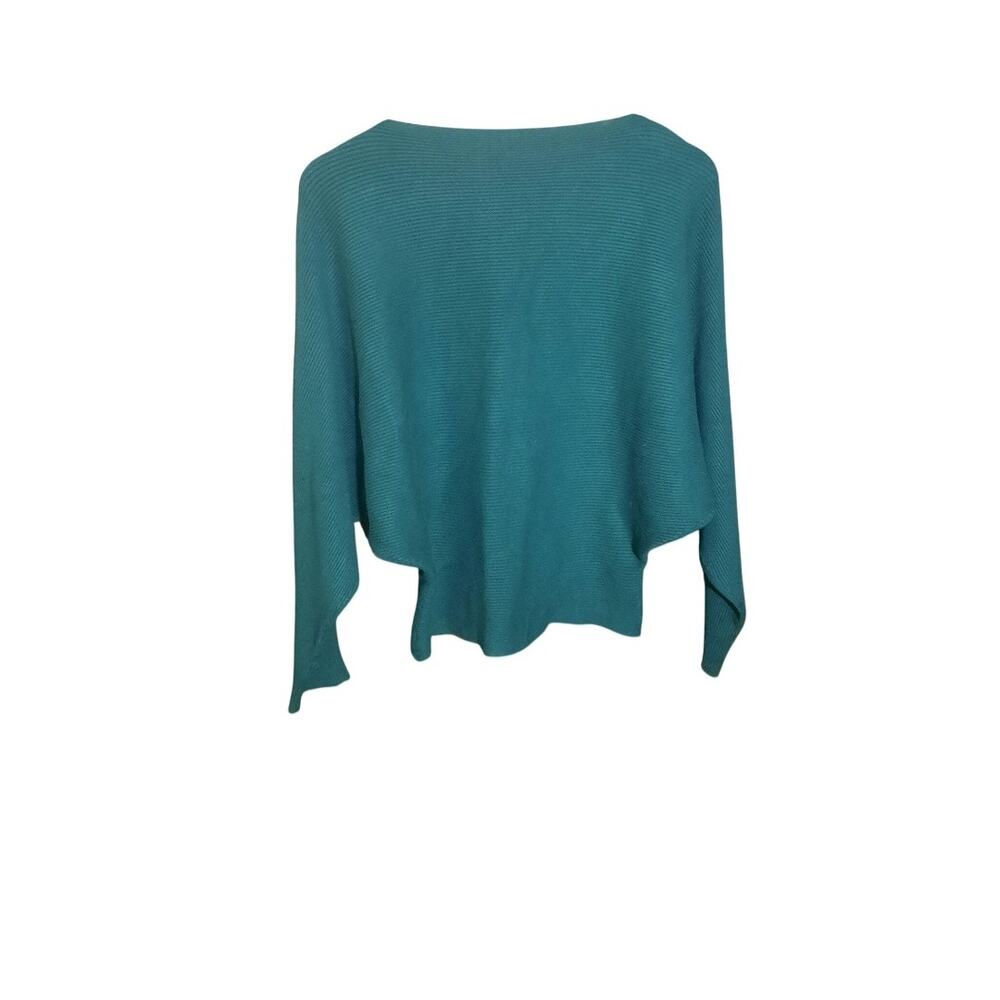 Green Ribbed Scoop Neck Sweater - Picture 5 of 5